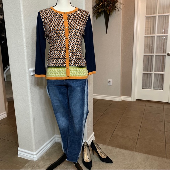 7 for all mankind blue skinny denim cropped tuxedo striped jeans Size 24 - Picture 13 of 15